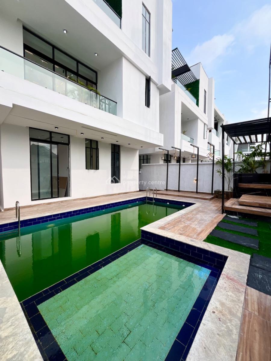 State-of-art 5bed Detached Duplex with a Maid Room Swimming Pool, Roof, Chevron, Lekki, Lagos, Detached Duplex for Sale