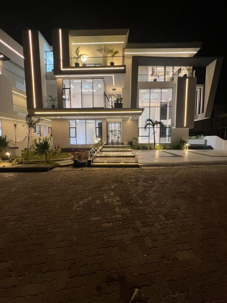 5 Bed Smart Mansion with Elevator, Cinema, Gym, Spa, Home Office, Swim, Garden/ Sit Out Area - Gym 🏋🏾‍♀️  - Home Office   - Swimming Pool🏊, Osapa, Lekki, Lagos, Detached Duplex for Sale