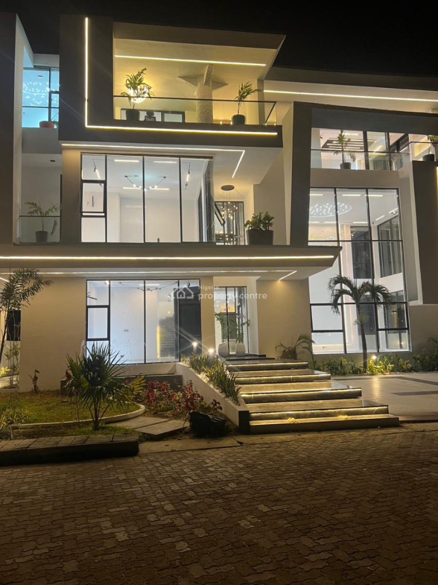 5 Bed Smart Mansion with Elevator, Cinema, Gym, Spa, Home Office, Swim, Garden/ Sit Out Area - Gym 🏋🏾‍♀️  - Home Office   - Swimming Pool🏊, Osapa, Lekki, Lagos, Detached Duplex for Sale