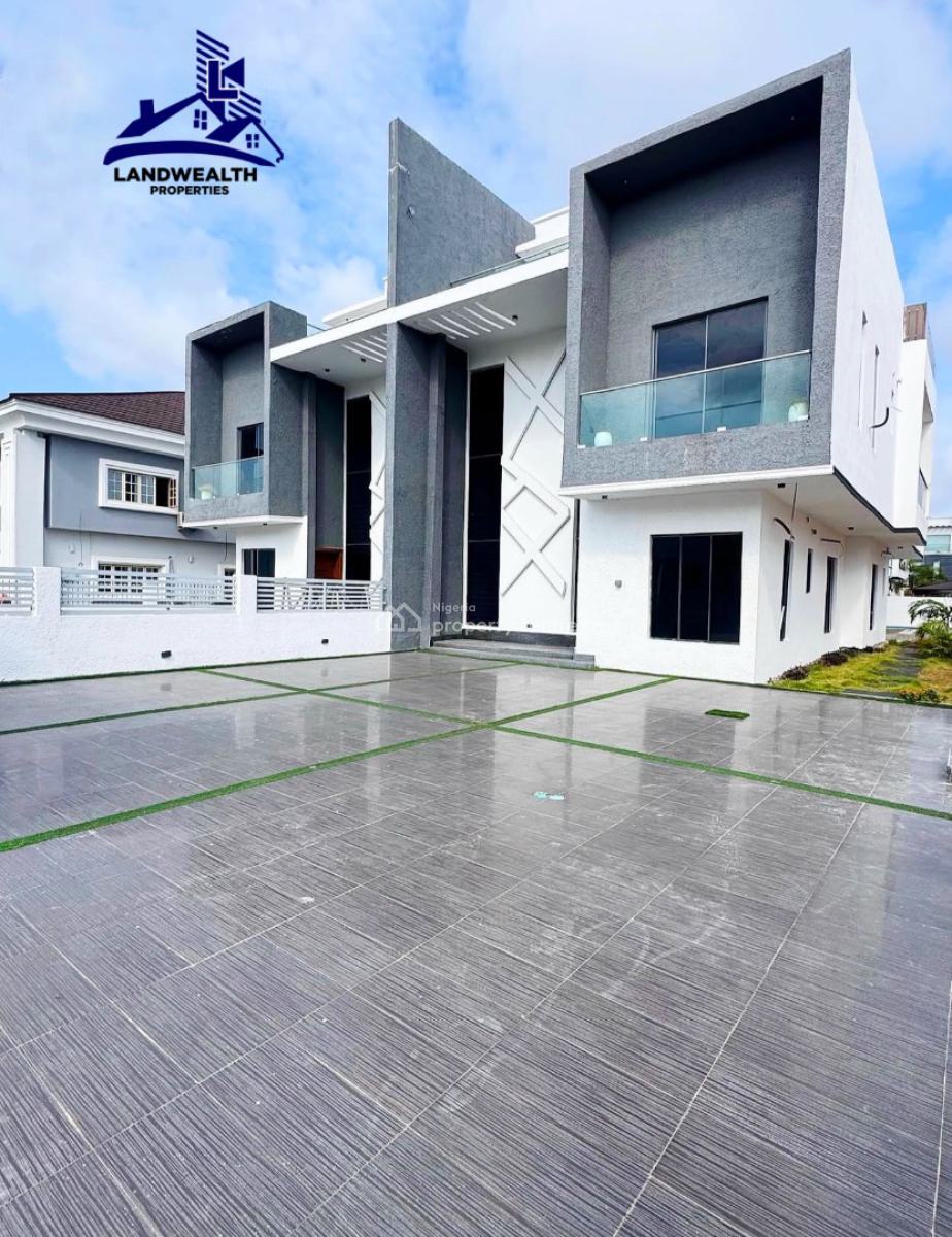 Luxurious 5 Bedroom Semi Detached  with Swimming Pool Duplex, Secure Estate at Osapa Lekki, Osapa, Lekki, Lagos, Detached Duplex for Sale