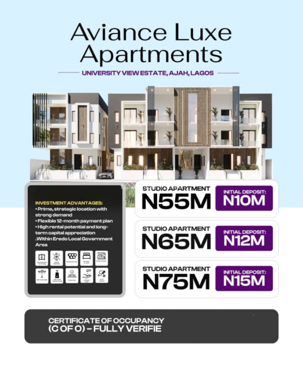 Luxury and Spacious 2 Bedroom Apartment with C of O, Lekki, Lagos, Flat / Apartment for Sale