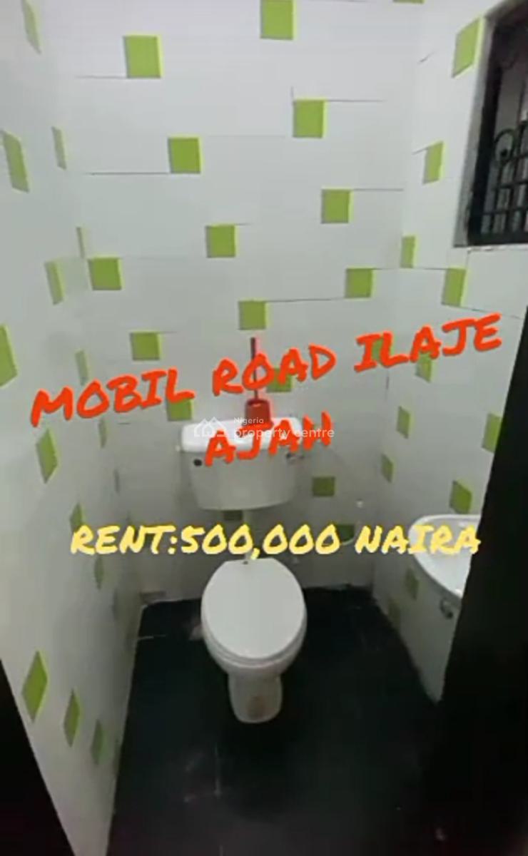 Single Room Inside a Shared Apartment {video}, Mobil Road, Ilaje, Ajah, Lagos, Self Contain (single Rooms) for Rent