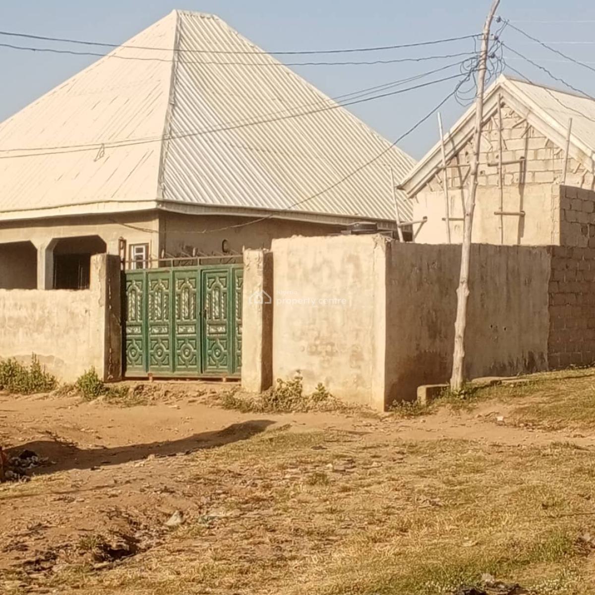 Spacious Three Bedroom Fully Detached Bungalow with Bq and Shop, Mararaba, Abuja, Detached Bungalow for Sale