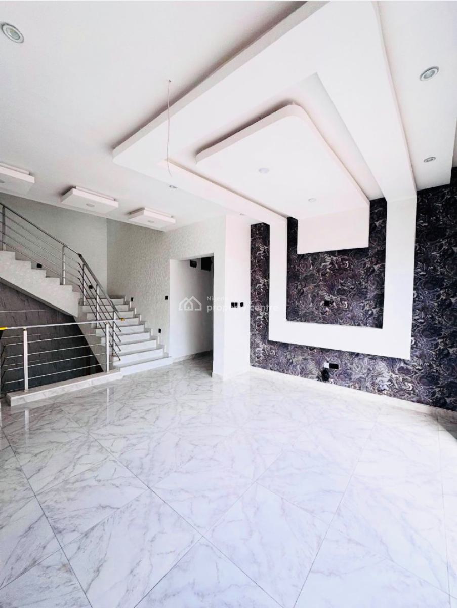 Price Slash! Contemporary 5 Bedroom Home with Rooftop Terrace and Pool, Very Secured, Serene and Beautiful Estate, Osapa, Lekki, Lagos, Detached Duplex for Sale