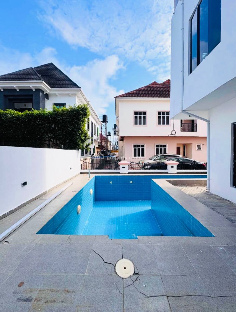 Price Slash! Contemporary 5 Bedroom Home with Rooftop Terrace and Pool, Very Secured, Serene and Beautiful Estate, Osapa, Lekki, Lagos, Detached Duplex for Sale
