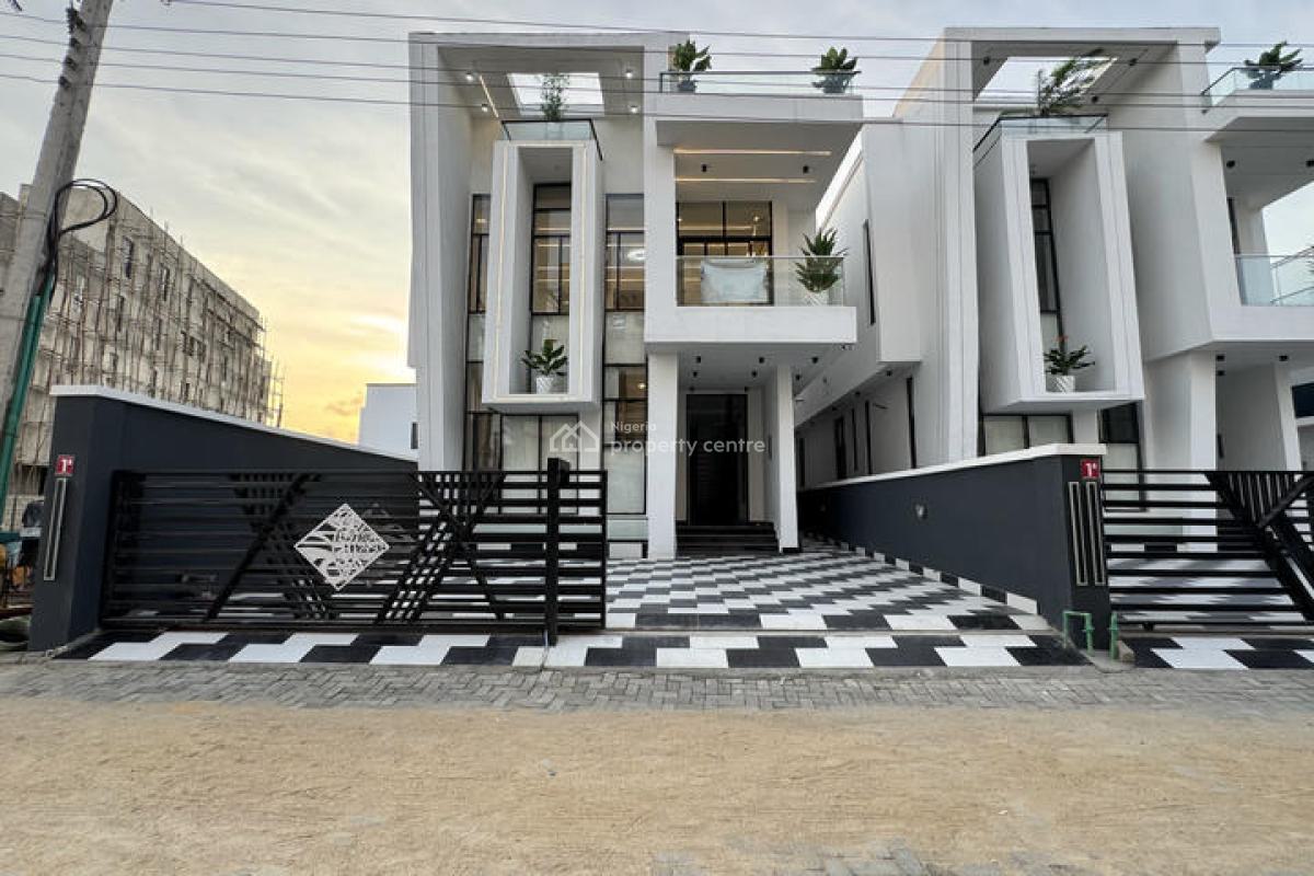 Luxury 5 Bedroom Detached House with Swimming Pool and Boys Quarter, Chevron, Lekki, Lagos, Detached Duplex for Sale