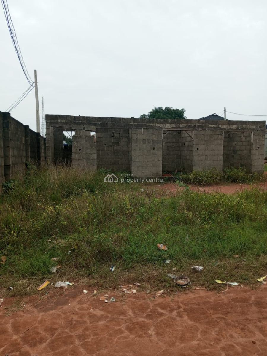 463.914sqm (50×120) Land with 3shops Carcass, Perfect for Residential, Laspotech Third Gate Itamaga Ijede Road, Ikorodu, Lagos, Land for Sale