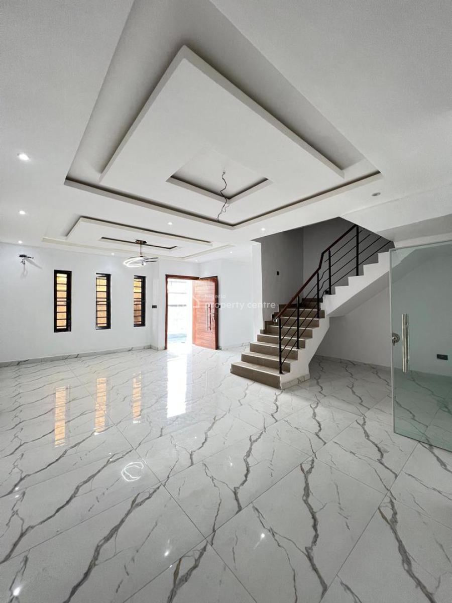 Luxurious Contemporary 3 Bedroom Deluxe Detached Duplex with Bq, Ikota, Lekki, Lagos, Terraced Duplex for Sale