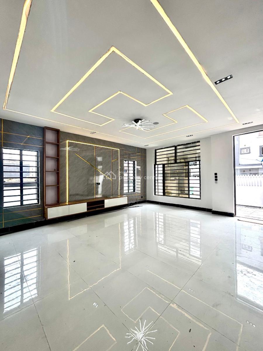 Contemporary 5 Bedroom Fully Detached Duplex with Bq, Smart Features, Ologolo, Lekki, Lagos, Detached Duplex for Sale