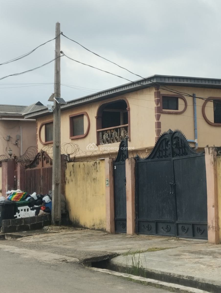a Spacious 3bedrooms Flat Ground Floor with Wardrobe All Tiles,, in Secured Gamade Estate, Gowon Estate Egbeda Alimosho, Egbeda, Alimosho, Lagos, Flat / Apartment for Rent