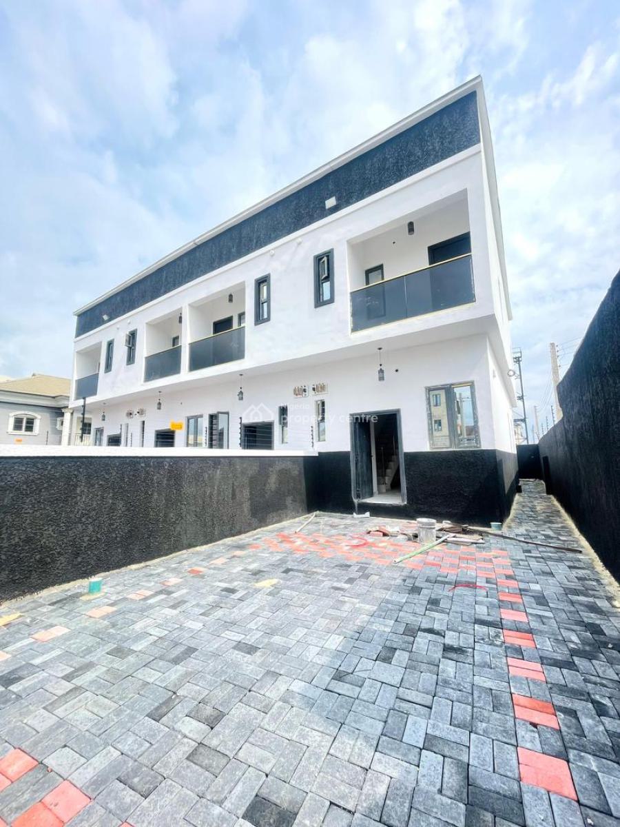 Luxury 3 Bedroom Self Compound Terraced Duplex in a Serene Location, Ajah, Lekki, Lagos, Terraced Duplex for Sale