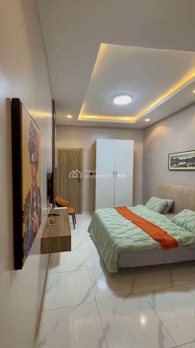 Luxury 4 Bedroom Apartment with Balcony, Ajah, Lagos, Flat / Apartment Short Let