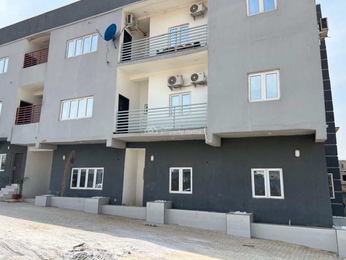 Newly Finished &  Spacious  Three(3) Bedroom Flat with Bq on The Groun, By Zartech, Wuye, Abuja, Flat / Apartment for Rent