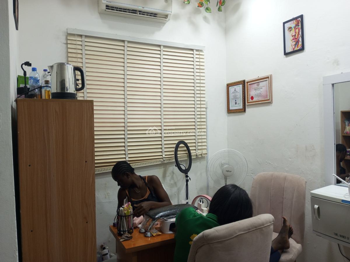 Shop in a Complex with Toilet Inside Facing The Road, Ado, Ajah, Lagos, Shop for Rent