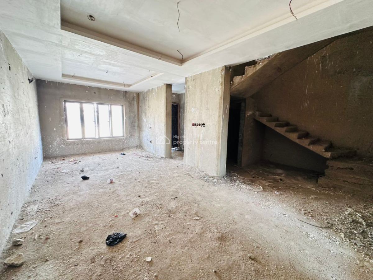 3 Bedroom Terrace Duplex with Bq  Semi Finished, Life Camp, Abuja, House for Sale