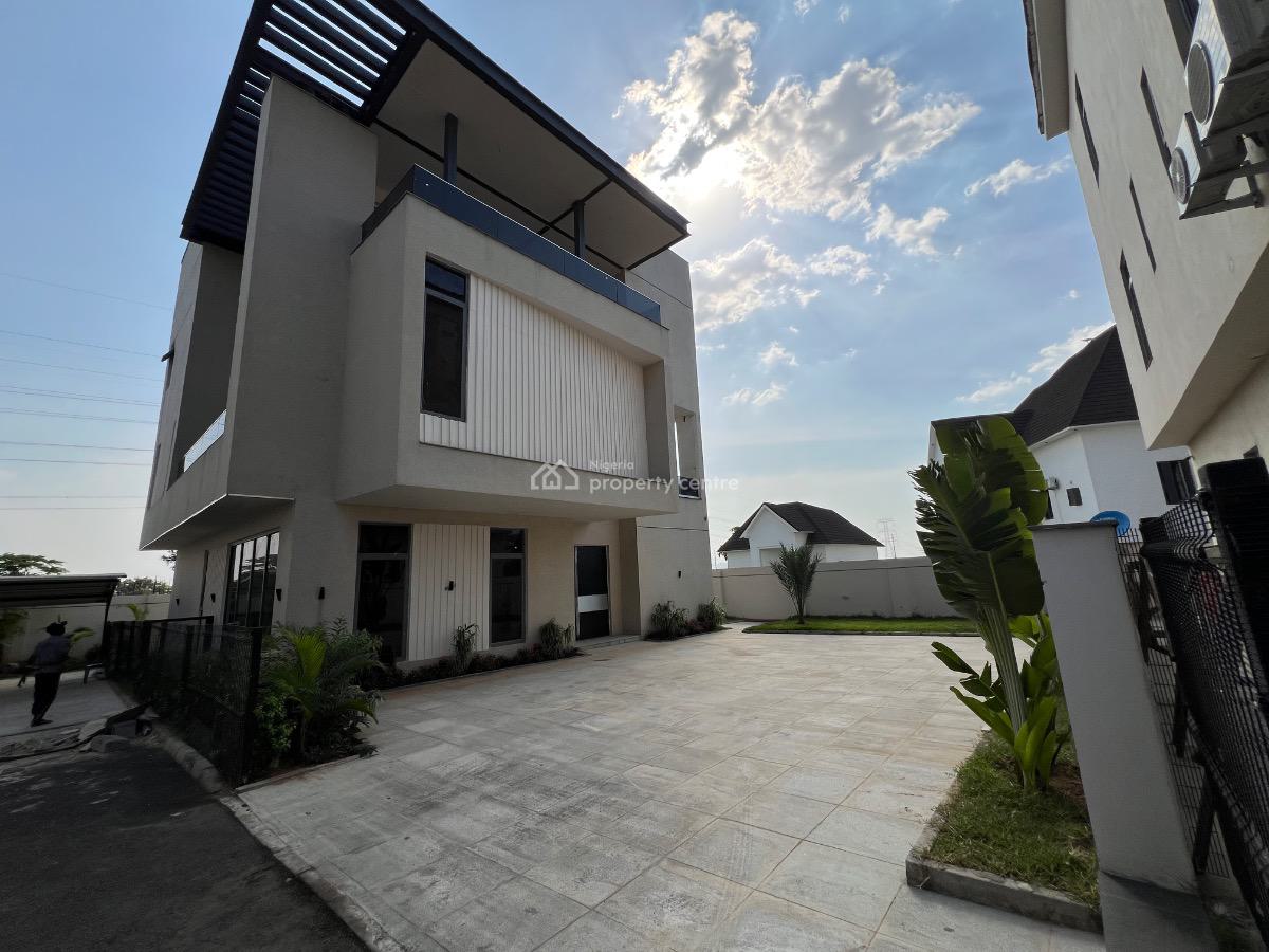 Brand New Ultra-modern 5-bedroom Detached Duplex with Lift & 2-room Bq, Katampe Extension, Katampe, Abuja, Detached Duplex for Sale