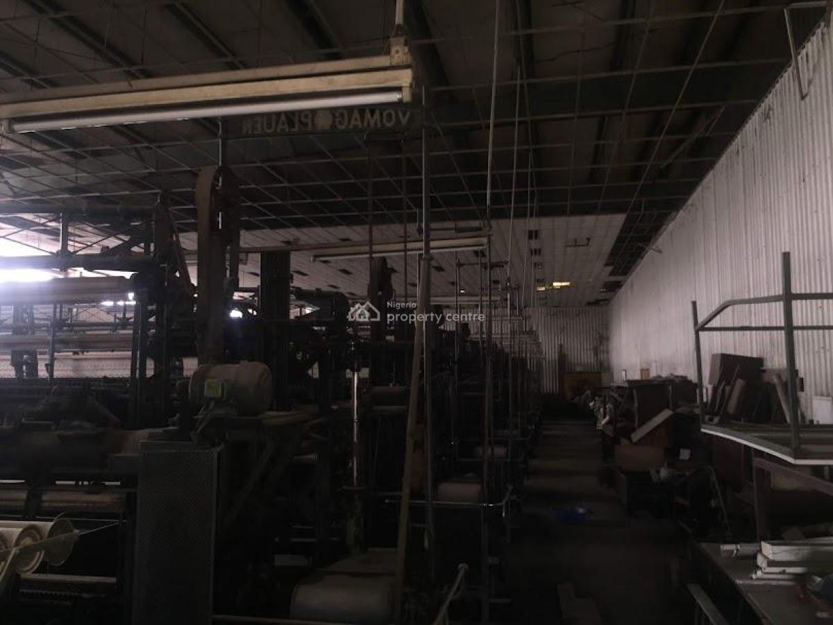 5,000 Sqft Land with Inbuilt Space of 4,000 Sqm Warehouse, Surulere, Industrial Road. Off Adeniyi Jones, Ikeja, Lagos, Warehouse for Sale
