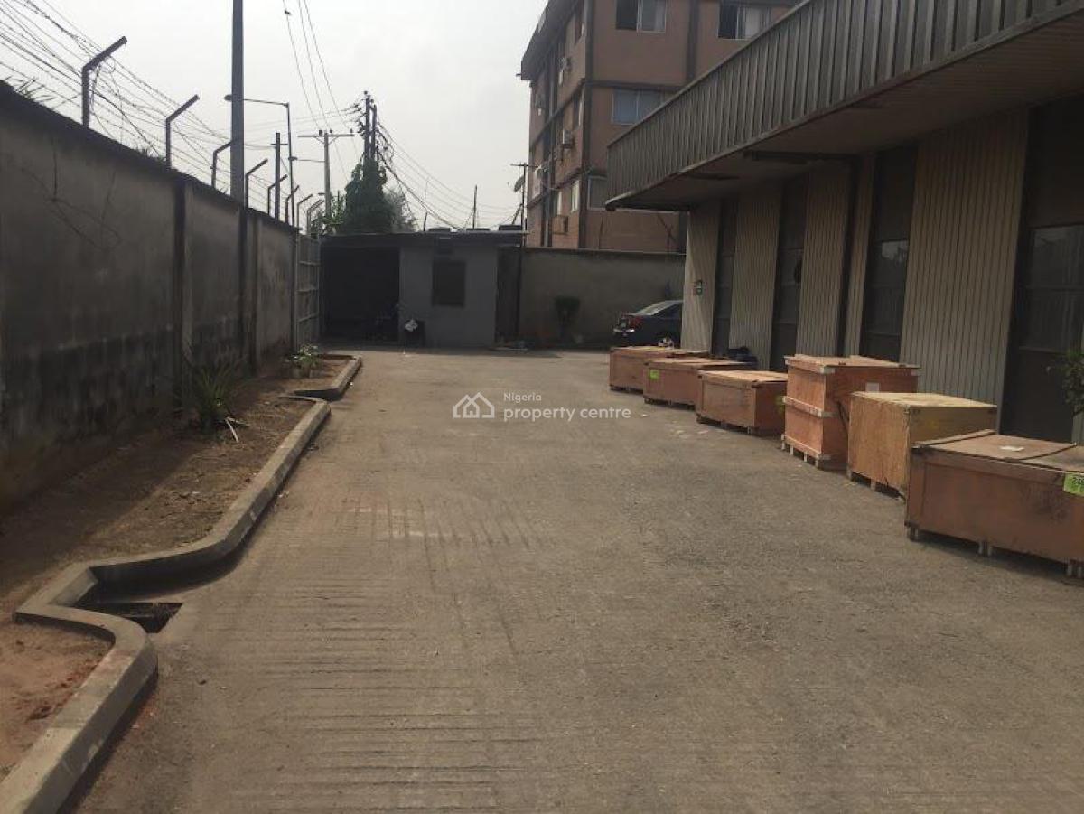 5,000 Sqft Land with Inbuilt Space of 4,000 Sqm Warehouse, Surulere, Industrial Road. Off Adeniyi Jones, Ikeja, Lagos, Warehouse for Sale
