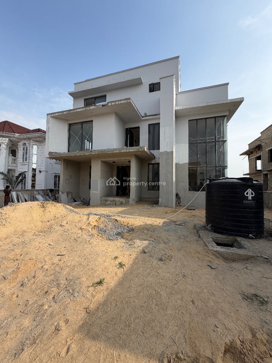Spacious 5 Bedroom Fully Detached House with Pool, Royal Garden Estate, Ajah, Lagos, Detached Duplex for Sale