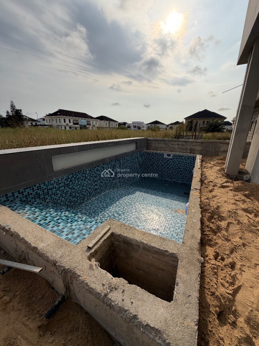 Spacious 5 Bedroom Fully Detached House with Pool, Royal Garden Estate, Ajah, Lagos, Detached Duplex for Sale