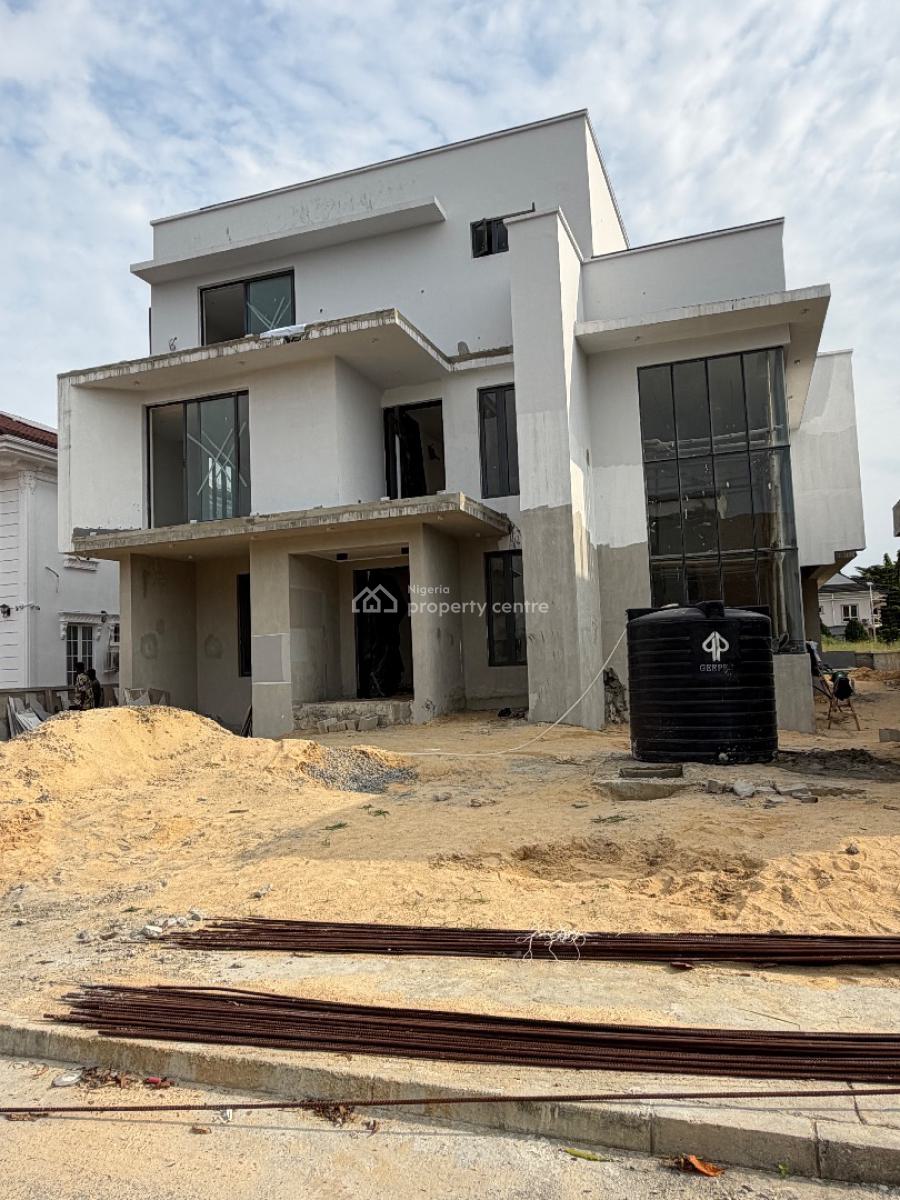 Spacious 5 Bedroom Fully Detached House with Pool, Royal Garden Estate, Ajah, Lagos, Detached Duplex for Sale