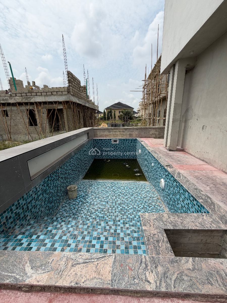 Spacious 5 Bedroom Fully Detached House with Pool, Royal Garden Estate, Ajah, Lagos, Detached Duplex for Sale
