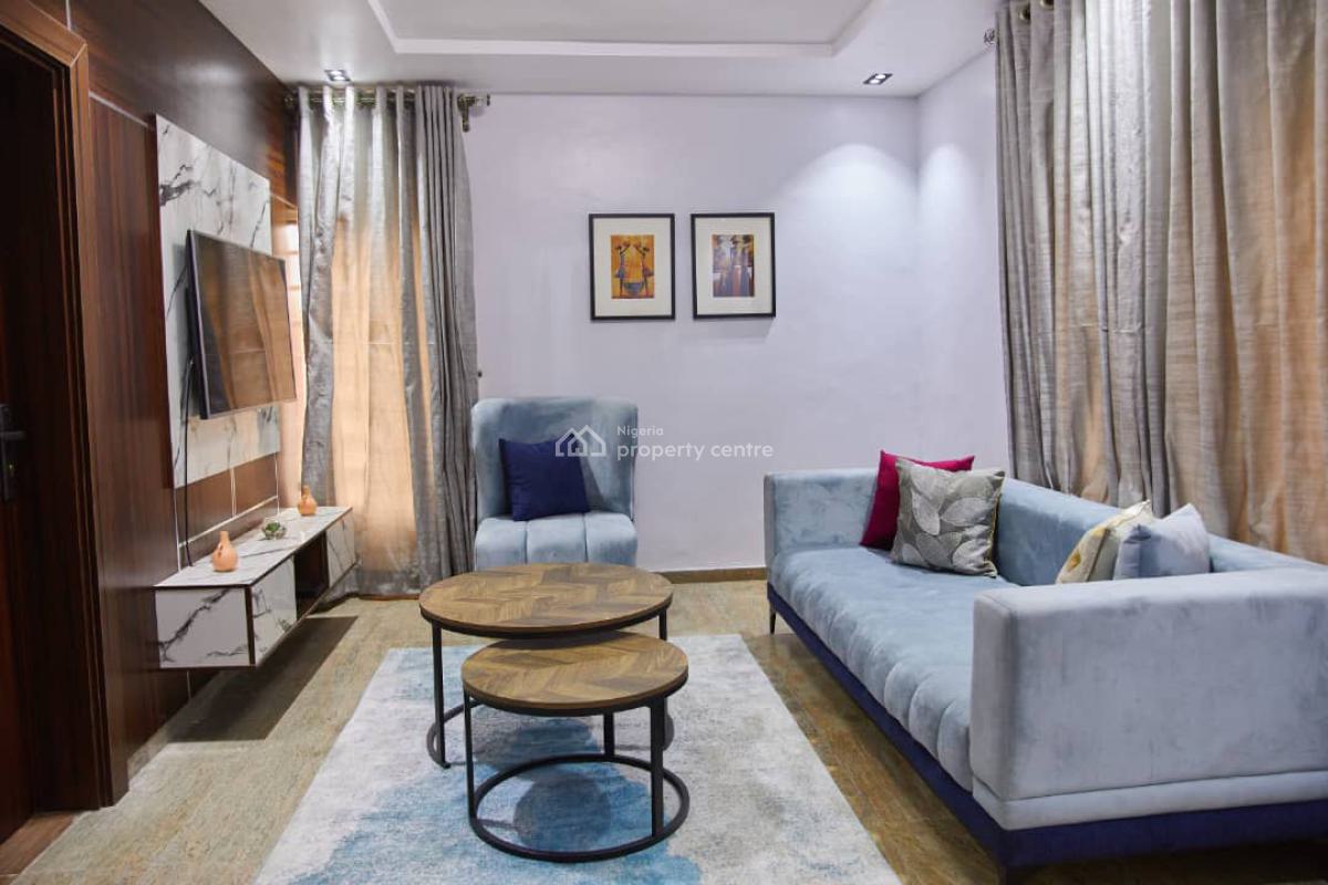 Charming 1bedroom Apartment, Adeola Ajayi Crescent, Mafoluku, Oshodi, Lagos, Flat / Apartment Short Let