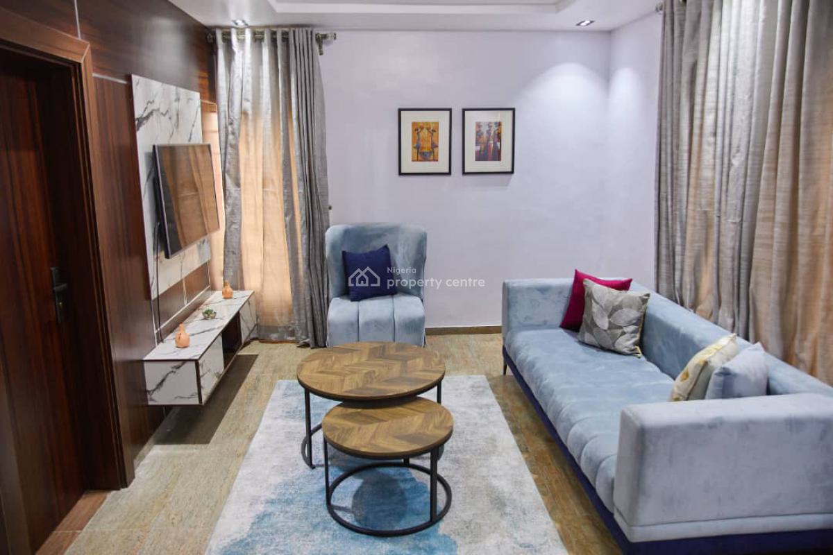 Charming 1bedroom Apartment, Adeola Ajayi Crescent, Mafoluku, Oshodi, Lagos, Flat / Apartment Short Let