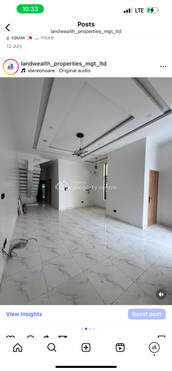 Newly Built 4 Bedroom Semi-detached Duplex with Bq, Secured Estate at After Lbs Ajah, Ajah, Lagos, Semi-detached Duplex for Sale