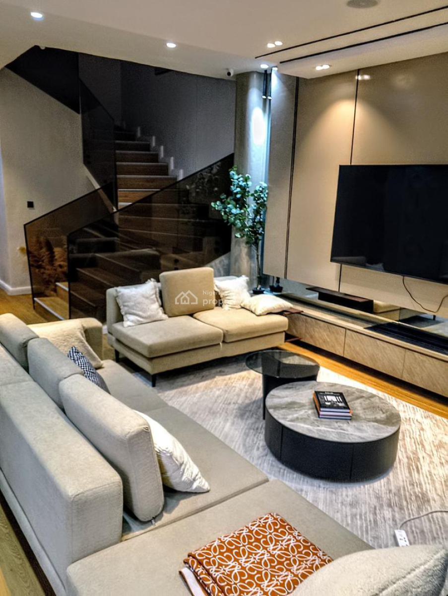 Fully Furnished Spacious 4 Bedroom Semi Detached with a Room Bq, Vgc, Lekki, Lagos, Semi-detached Duplex for Sale