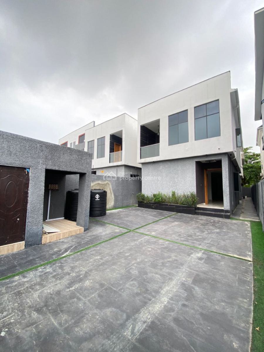 Contemporary 5 Bedroom Terrace Duplex with Bq, Ologolo, Lekki, Lagos, Terraced Duplex for Sale