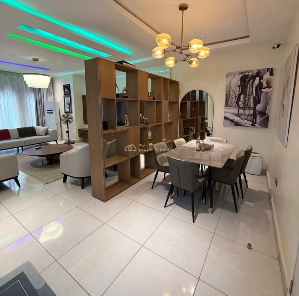 Furnished 4 Bedroom Terrace Duplex with Bq, Guzape District, Abuja, Terraced Duplex for Sale