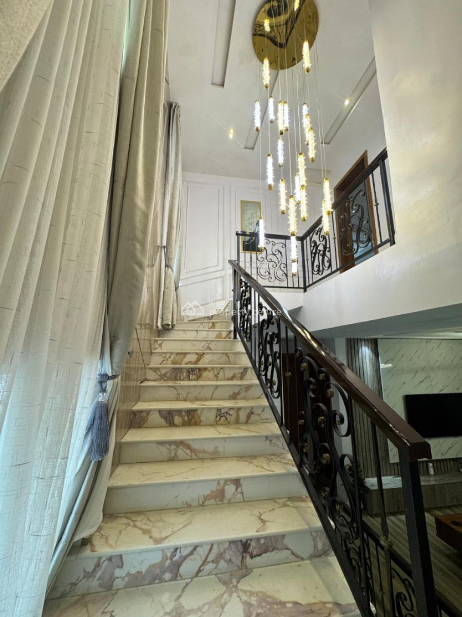 Water Front Furnished 5 Bedroom Detached Home on Two Floors with Swimm, Lekki County Lkota, Ikota, Lekki, Lagos, Detached Duplex for Sale