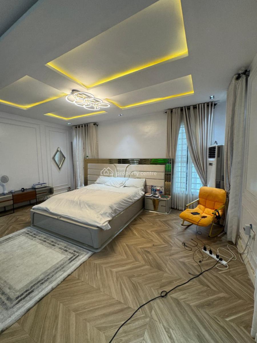 Water Front Furnished 5 Bedroom Detached Home on Two Floors with Swimm, Lekki County Lkota, Ikota, Lekki, Lagos, Detached Duplex for Sale