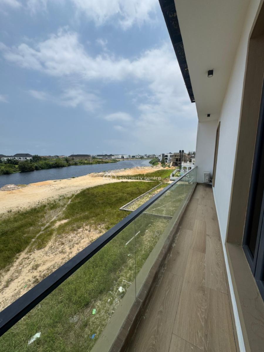 Water Front Furnished 5 Bedroom Detached Home on Two Floors with Swimm, Lekki County Lkota, Ikota, Lekki, Lagos, Detached Duplex for Sale