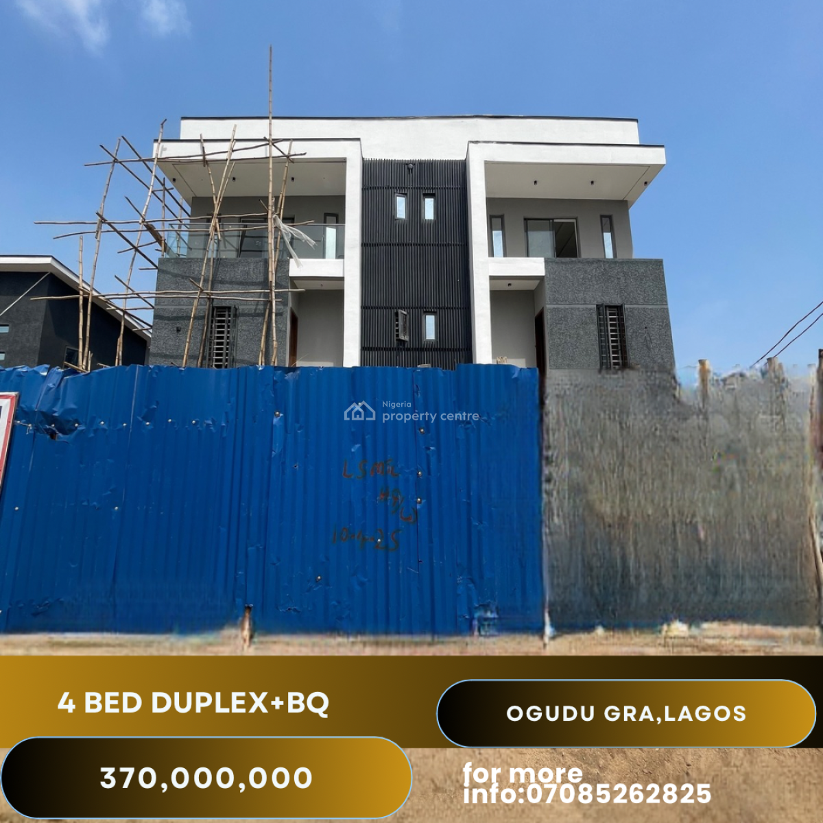 Newly Built 4 Bedroom Semi Detached Duplex with Room Bq, Gra, Ogudu, Lagos, Semi-detached Duplex for Sale