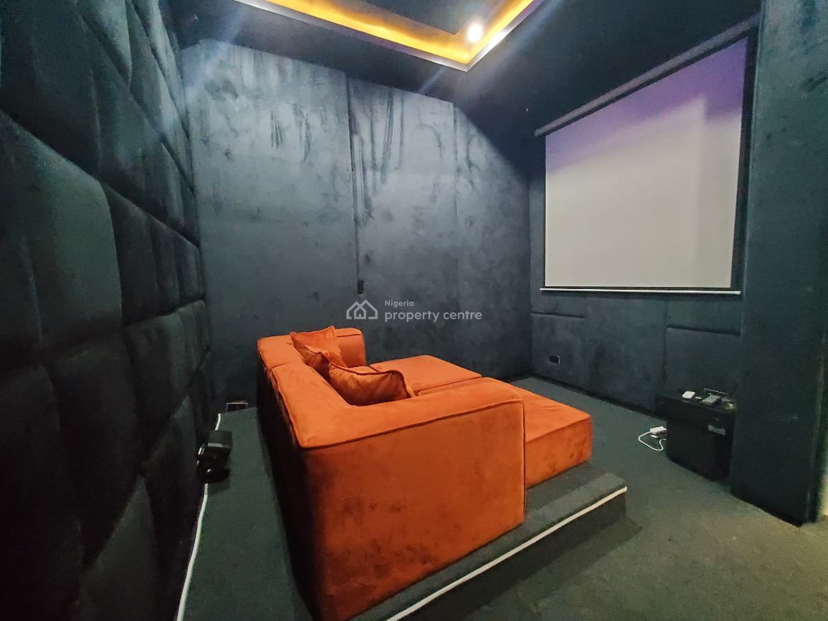 Luxury 4-bedroom Semi-detached Duplex with Cinema & Outdoor Lounge, Ikate, Lekki, Lagos, Semi-detached Duplex for Rent