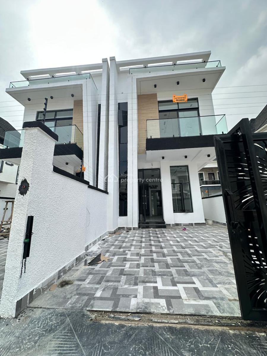 Exquisite Spacious 4 Bedroom Semi-detached Duplex, Less Than 7 Minutes From Ecuador Outdoor Bar, Orchid Road., Lekki Phase 2, Lekki, Lagos, Semi-detached Duplex for Sale