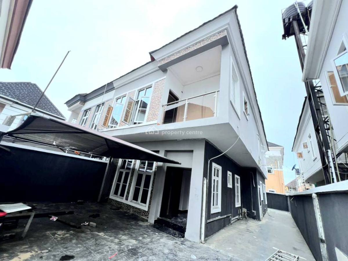 Newly Refurbished 4- Bedroom Semi-detached House, Chevron, Lekki, Lagos, Semi-detached Duplex for Sale