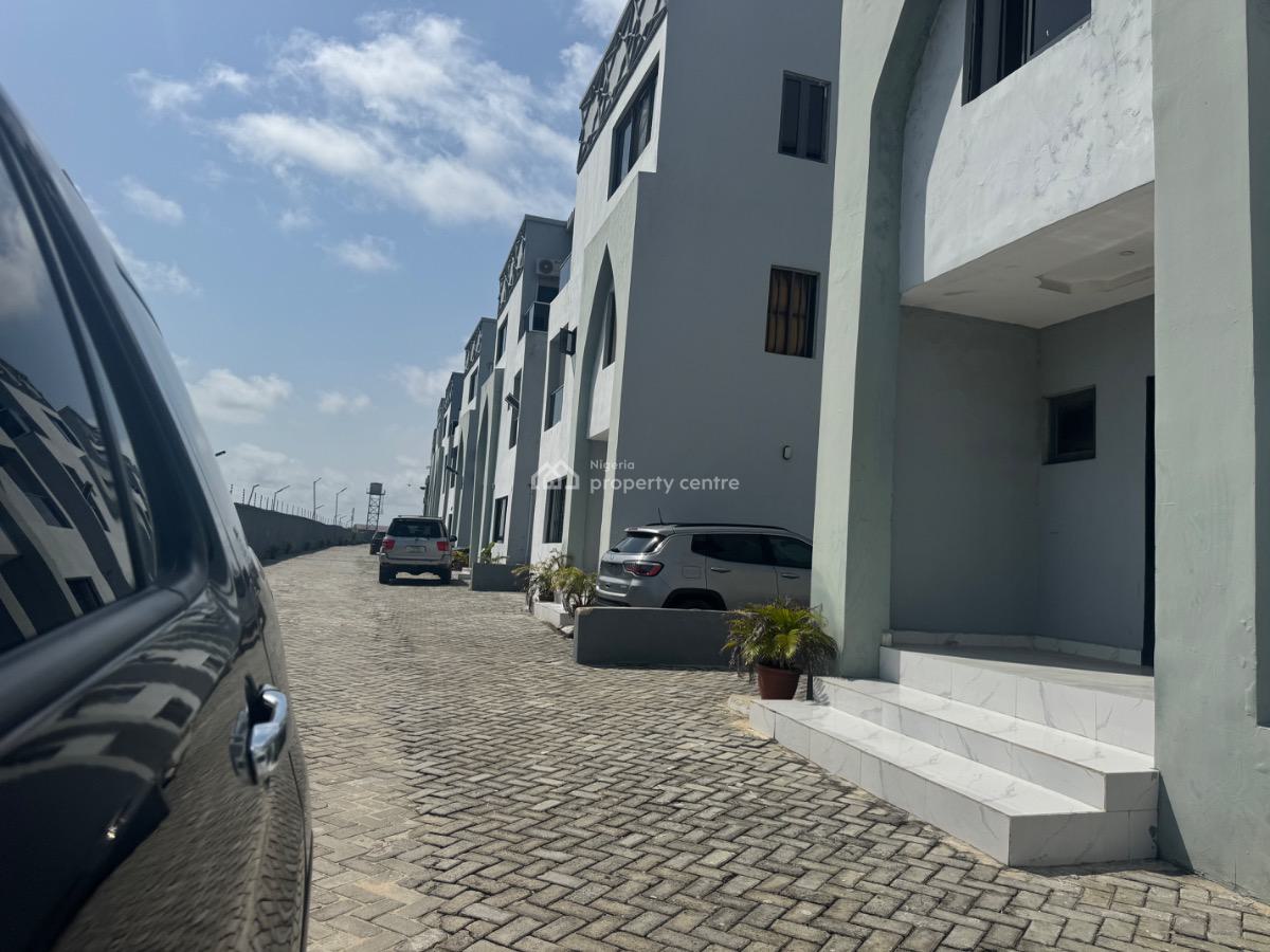 a Well Spacious New 4 Bedroom Townhouse Duplex with a Bq, De Castle Estate Opposite Cooplag Estate, Orchid Road, Lekki, Lagos, Terraced Duplex for Sale