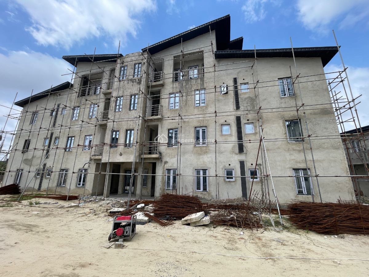 8 Units of 3 Bedroom Apartment with Bq in a Gated Estate, Therra Annex Estate, Sangotedo, Ajah, Lagos, Block of Flats for Sale