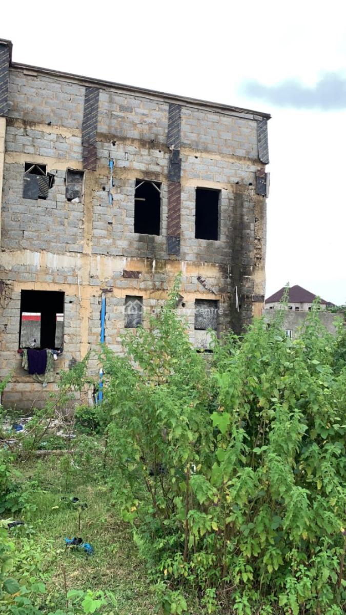 Carcass 4 Bedroom Detached Duplex with Bq, Lugbe District, Abuja, Detached Duplex for Sale