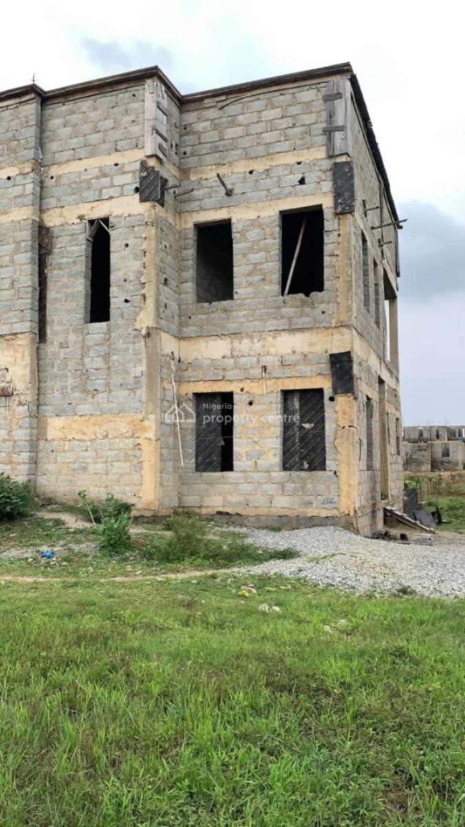 Carcass 4 Bedroom Detached Duplex with Bq, Lugbe District, Abuja, Detached Duplex for Sale