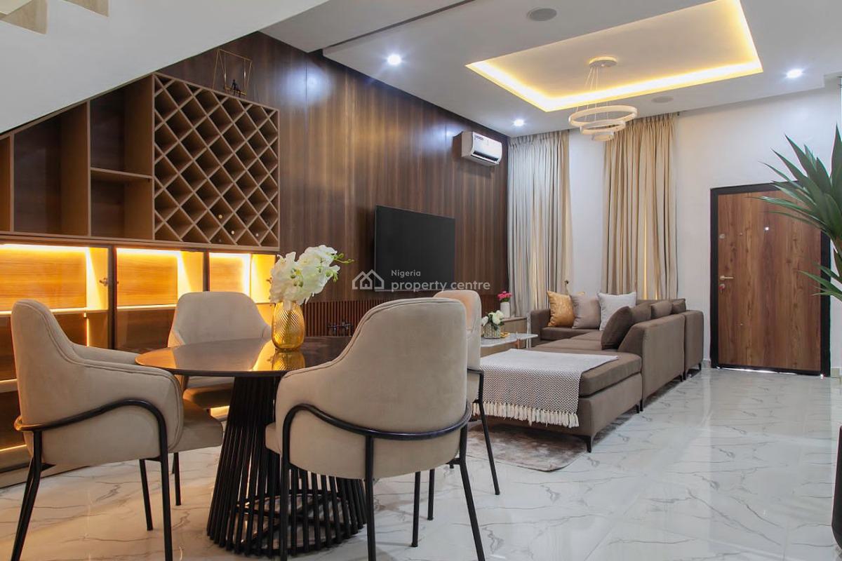 Fully Furnished 2 Bedroom Apartment with Bq, Citadel View Estate, Ogombo, Ajah, Lagos, Terraced Duplex for Rent