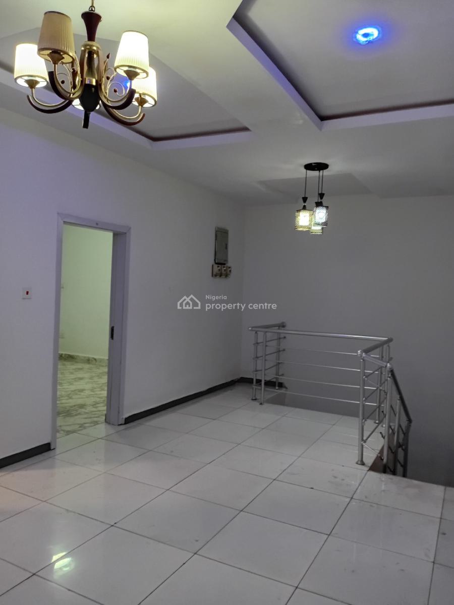 Freshly Made Single Room in a Shared Apartment Upstairs, Royal View Estate, Ikota, Lekki, Lagos, Terraced Duplex for Rent
