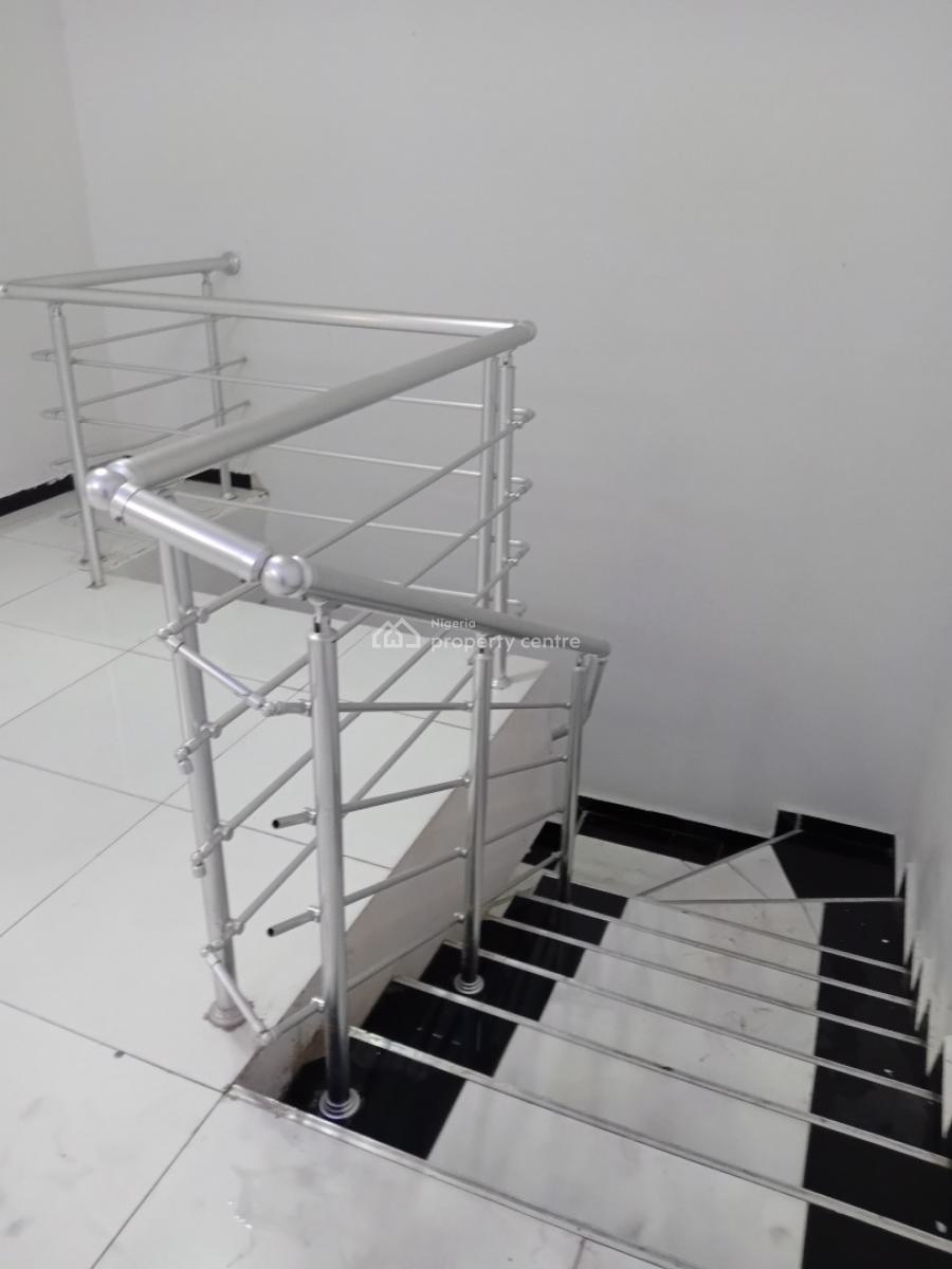 Freshly Made Single Room in a Shared Apartment Upstairs, Royal View Estate, Ikota, Lekki, Lagos, Terraced Duplex for Rent