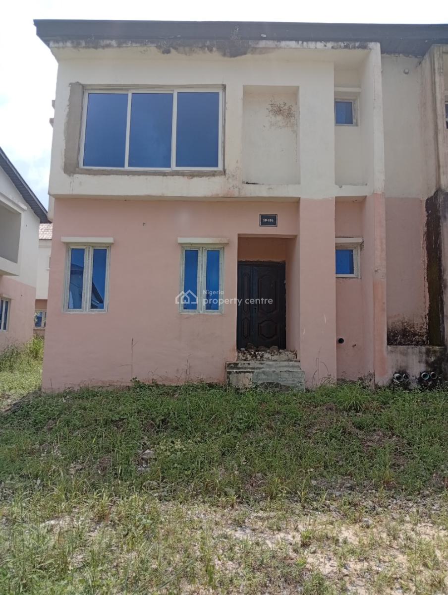 3 Bedroom Semi-detached Carcass House, Green Park Estate, Ibeju Lekki, Lagos, Semi-detached Duplex for Sale