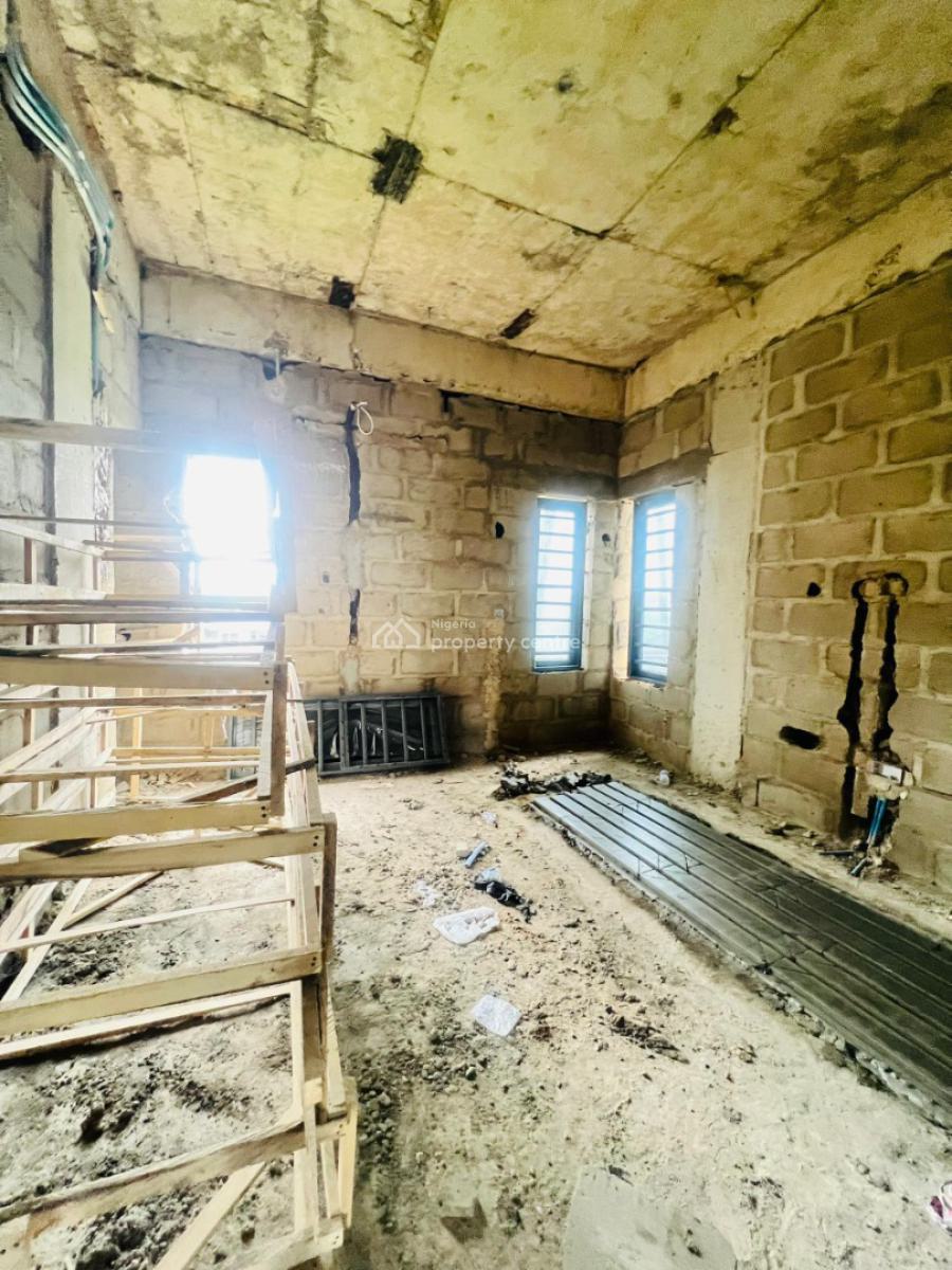 Well Constructed 3 Bedroom Apartment with Bq in a Secured Estate, Yaba, Lagos, Block of Flats for Sale