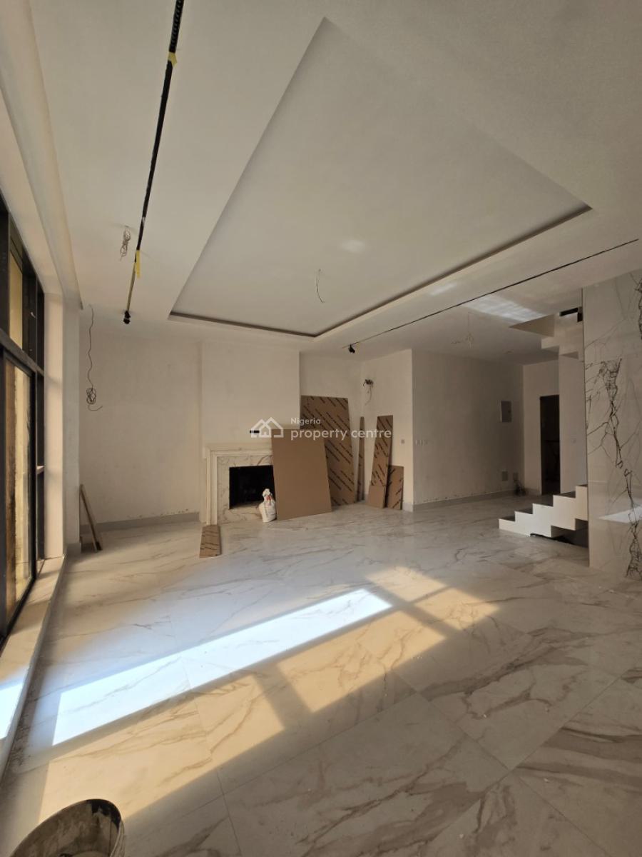 Contemporary Luxury Esigned Serviced 4 Bedroom Terrace with a Room Bq, Lekki Phase 1, Lekki, Lagos, Terraced Duplex for Sale