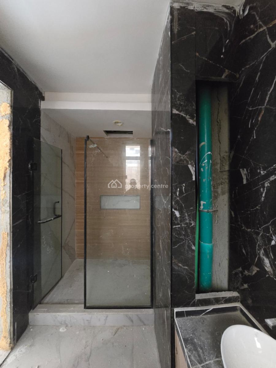 Contemporary Luxury Esigned Serviced 4 Bedroom Terrace with a Room Bq, Lekki Phase 1, Lekki, Lagos, Terraced Duplex for Sale